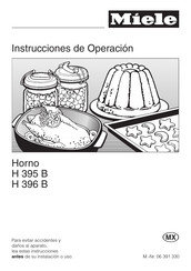 Miele H 395 B Instrucciones De Operación