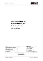 Ele 39-1300 Instrucciones De Funcionamiento