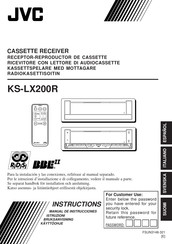 JVC KS-LX200R Manual De Instrucciones