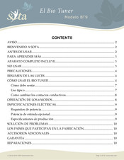 Sota Bio Tuner Manual Del Usuario