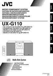JVC UX-G110 Manual De Instrucciones