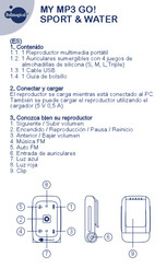 ItsImagical MY MP3 GO! SPORT & WATER Manual De Instrucciones