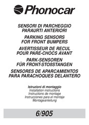 Phonocar 6/905 Instrucciones Para El Montaje