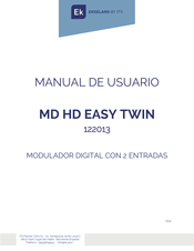 ITS EKSELANS MD HD EASY TWIN Manual De Usuario