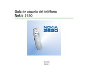 Nokia 2650 Guía De Usuario