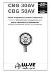 LU-VE CBG 50AV Manual De Instrucciones