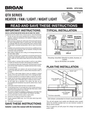 Broan QTX110HL Manual De Usuario