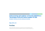 First Data VX 520 Manual De Instrucciones