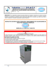 Mass 1200-CF/IO Instructivo De Instalación, Operación Y Mantenimiento