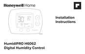 Honeywell Home HumidiPRO H6062 Instrucciones De Instalación
