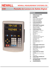 Newall C80 Manual De Instrucciones