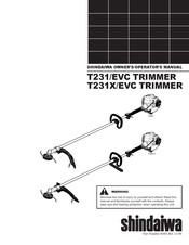 Shindaiwa T231X/EVC Manual Del Propietário