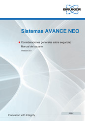 Bruker AVANCE Manual Del Usuario