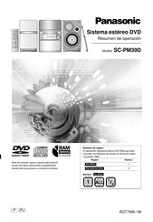 Panasonic SC-PM39D Manual Del Usaurio