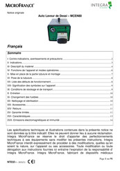 Integra MicroFrance MCEN80 Manual De Instrucciones