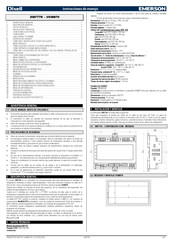 Emerson dixell XW777K Instrucciones De Instalación Y  Operación