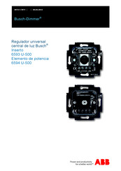 ABB Busch-Dimmer 6594 U-500 Manual De Instrucciones
