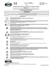 SIOUX STP10P5B12 Manual Del Usaurio