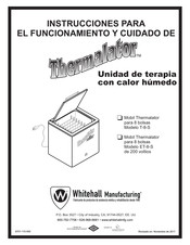 Whitehall THERMALATOR ET-8-S Instrucciones Para El Funcionamiento Y Cuidado