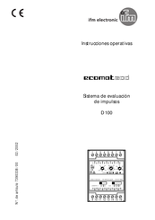 IFM Electronic ECOMAT 200 Instrucciones De Operación