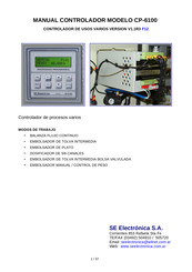 SE Electrónica CP-6100 Manual De Instrucciones