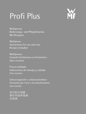 WMF Profi Plus Indicaciones De Manejo Y Cuidado