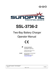 Sunoptic Technologies SSL-3736-2 Manual Del Operador