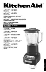 KitchenAid ARTISAN 5KSB555 Manual De Instrucciones