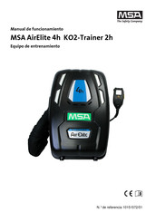 MSA AirElite 4h KO2-Trainer 2h Manual De Funcionamiento