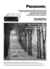 Panasonic CQ-R221U Manual De Instrucciones