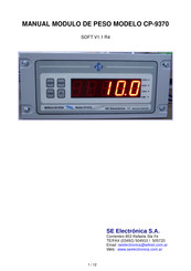 SE Electrónica CP-9370 Manual De Instrucciones