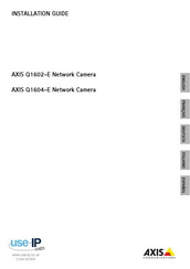 Axis Q1602-E Manual Del Usaurio