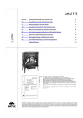 Jotul F 3 Manual De Instalación Con Información Técnica