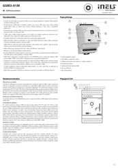 Elko EP iNels GSM3-01M Manual De Instrucciones