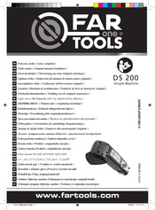 Far Tools DS 200 Traduccion Del Manual De Instrucciones Originale