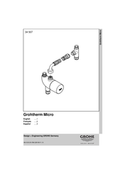 Grohe Grohtherm Micro 34 507 Manual De Instrucciones