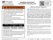 HORIZON 87683 Instrucciones De Instalación