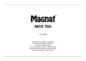 Magnat MCD 750 Notas Importantes Sobre La Instalación / Certificado De Garantía