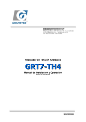 Grameyer GRT7-TH4 E Manual De Instalación Y Operación