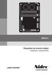 Leroy-Somer D510 C Instalación Y Mantenimiento