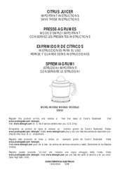 DeLonghi KS 500 Instrucciones Para El Uso