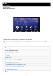 Sony XAV-AX5500 Guia De Ayuda