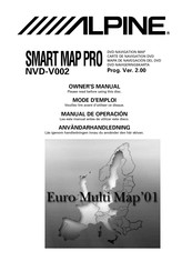 Alpine SMART MAP PRO NVD-V002 Manual De Operación