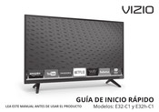 VISIO E32-C1 Guia De Inicio Rapido