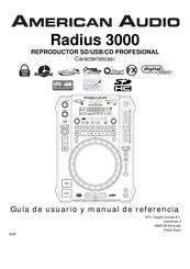 American Audio Radius 3000 Guía De Usuario Y Manual De Referencia