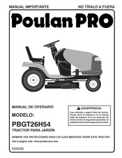 Poulan Pro PBGT26H54 Manual De Operario