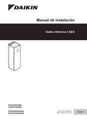 Daikin EGSAX10DA9W Manual De Instalación