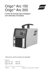 ESAB Origo Arc 150 Manual Del Usuario