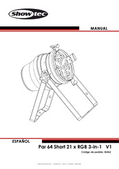 SHOWTEC Par 64 Short 21 x RGB 3-in-1 Manual Del Usaurio