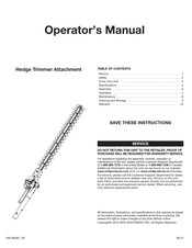 MTD CL25HT Manual Del Operador